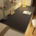 thumbnail image 1 of Large Desk Mat Table Protector Leather Tablecloth for Home Easy Clean Waterproof Tea Coaster Anti-Slip Gamer Keyboard Mouse Mat (black,50x80cm), 1 of 7