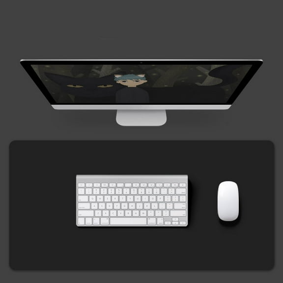 Large Desk Mat, Waterproof PU Leather Desk Pad, Extended Keyboard Mouse Pad, Office Writing Desk Mat, Non- Gaming Desk Mat