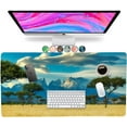 thumbnail image 1 of Large Desk Mat - XL Desk Pad for Keyboard & Mouse - Mountain Theme, 1 of 6