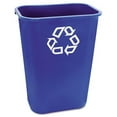 thumbnail image 1 of Large Deskside Recycling Container - Blue - 41.25 qt - Rectangular Design, 1 of 1