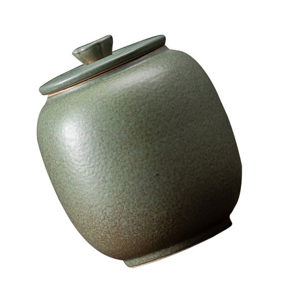 Large Desktop Tea Organizer Ceramic Container Decor Coffee Bean Jar Cookie Miss Ceramics