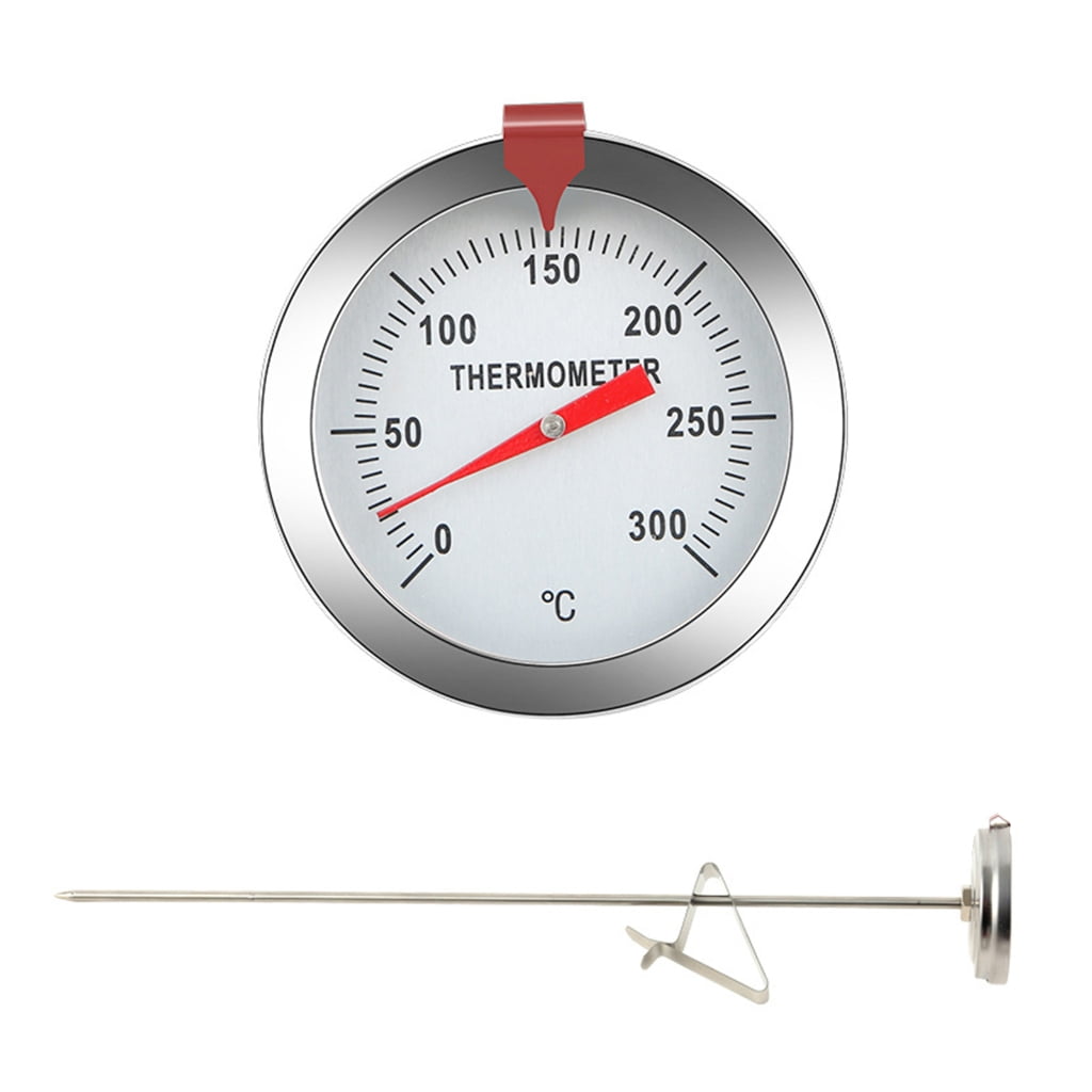 Large Dial Kitchen Cooking Oven Thermometer, 2 Inch Dial, Stainless