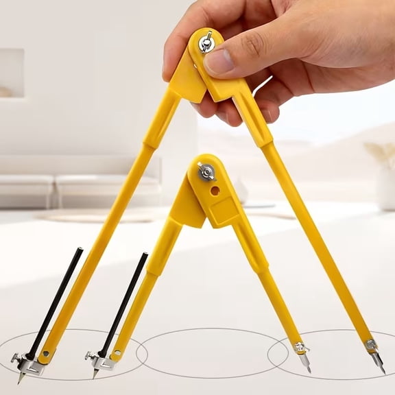 Large Diameter Adjustable Woodworking Compass - Precision Tool for Accurate Circle Drawing and Measurements