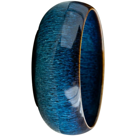 Large Diameter Glazed Ceramic Vase Water Plant Bowl for Indoor Water Gardening