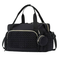 Large Diaper Bag Tote - Multifunctional Waterproof Baby Bag for Travel & Hospital | Spacious Maternity Nappy Bag with Pacifier Holder & Changing Essentials | Weekender Bag for Mom &