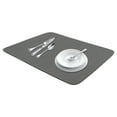 thumbnail image 1 of REGALWOVEN Large Diatomaceous Stone Dish Drying Mat, Quick Dry Coffee Mat for Kitchen Counter, Dishes, Cups, and Utensils Gray 19.7*15.7 inch, 1 of 7