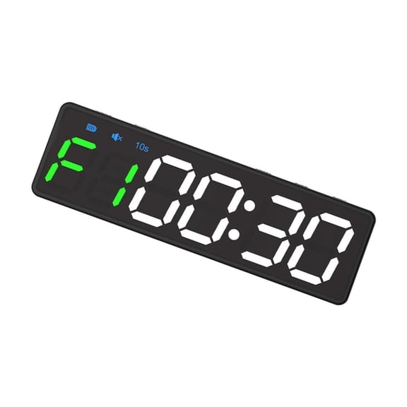 Large Digital Display Portable Gym Timer Clock Non-deformable Interval Long Battery Life LED ,Multi-Functional