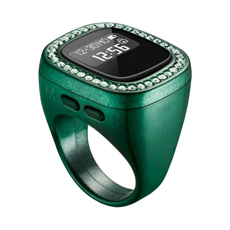 Large Digital Finger Counter Rings with Azan Alarm & Vibration Reminder Unisex Intelligent Tasbih Tracks for Islamic Prayer - Walmart.com Large Digital Finger Counter Rings with Azan Alarm & Vibration Reminder Unisex Intelligent Tasbih Tracks for Islamic Prayer - Walmart.com