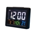 thumbnail image 1 of Large Digital Jumbo LED Wall Desk Alarm Clock Display Calendar Temperature, 1 of 3