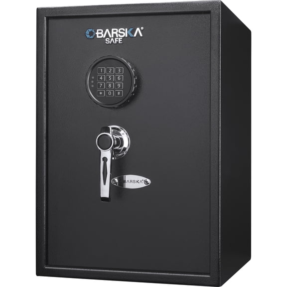 Large Digital Keypad Safe, 1.45 Cubic Ft Black
