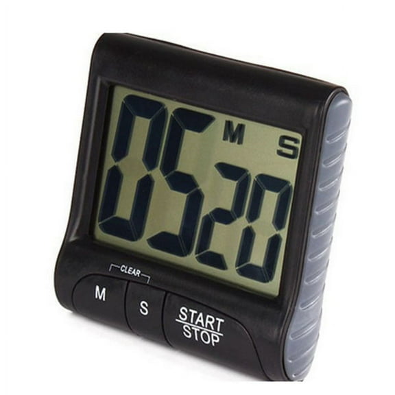 IFANLANDOR Digital Kitchen Timer Black Plastic 1Pack 3.2x2.8x1.0in