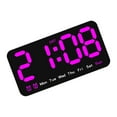 thumbnail image 1 of Large Digital Wall Clock LED Alarm Clock Big Digits 2 Alarms DST Snooze Function for Living Room and Bedroom Decors, 1 of 9