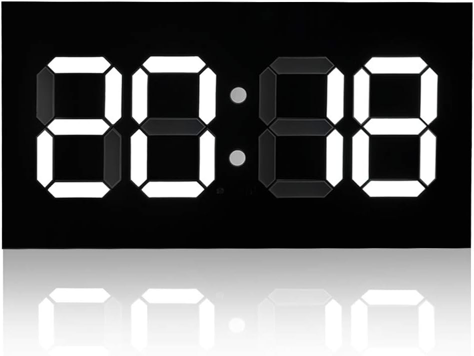 Large Digital Wall Clock With Remote Control,14Inch LED Screen