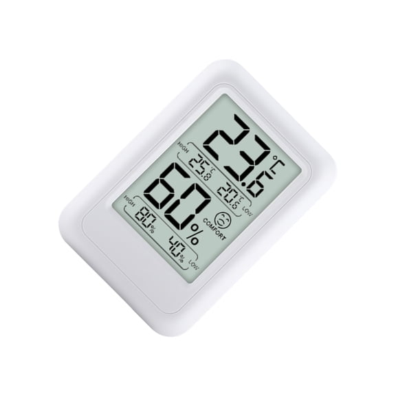 Large Digits Double Display Digital Thermometers Hygrometer Indoor Humidity Temperature Monitor Compacts Powered