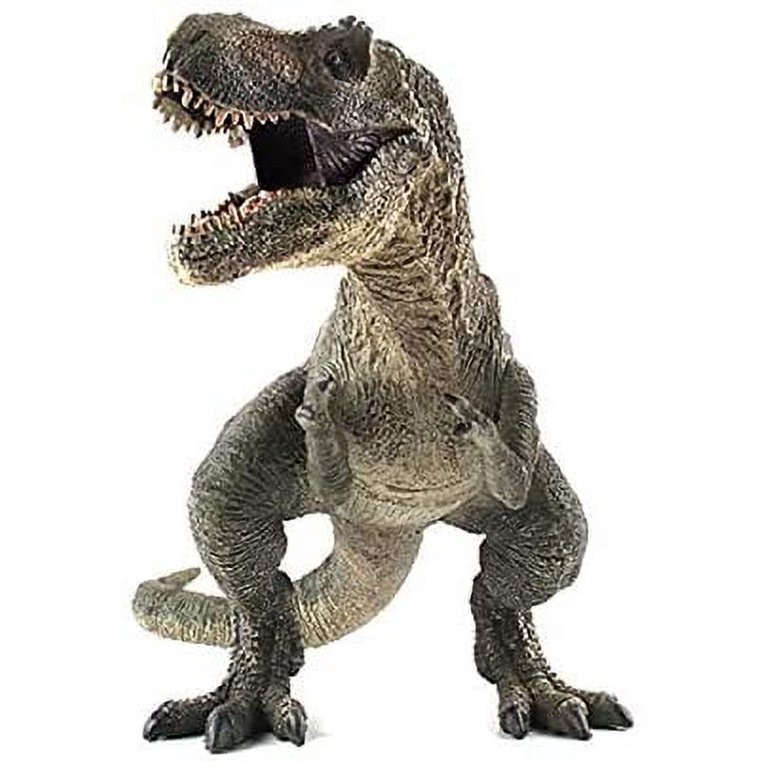 Large Dinosaur Toy Tyrannosaurus Rex 12 inch Green, Plastic Dinosaur Figure  Realistic Educational Model Animal Figurine Great for for Party Favors