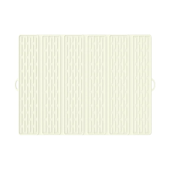 Large Dish Drying Mat | Dish Drying Mats for Kitchen Counter | Silicone Foldable Pad Large Drainer, Draining Kitchen Accessories for Cups Bottles Pots and Pans Fruit Vegetable
