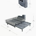 thumbnail image 1 of Large Dish Drying Rack, Expandable Dish Racks for Kitchen Counter, Space Saving 304 Stainless Steel Drying Rack Kitchen, Extra Large Drainer with Multifunctional Flip Up Pegs, Gray, 1 of 5