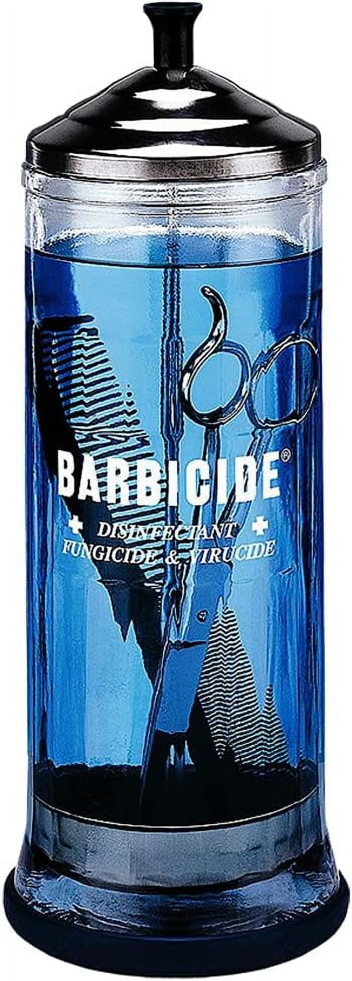 Large Disinfectant Jar Holds 37Oz