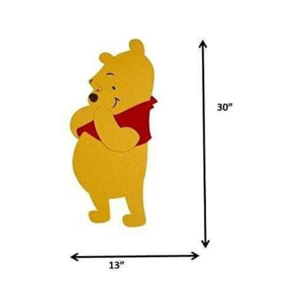 Large Disney Winnie the Pooh Felt 3D Wall Hanging Decor