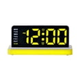 thumbnail image 1 of Large Display Digital Alarm Clock, Multifunctional LED Wall Clock or Desk Clock with Temperature and Date, Adjustable Brightness, USB Powered for Bedroom Living Room Office Store, 1 of 6