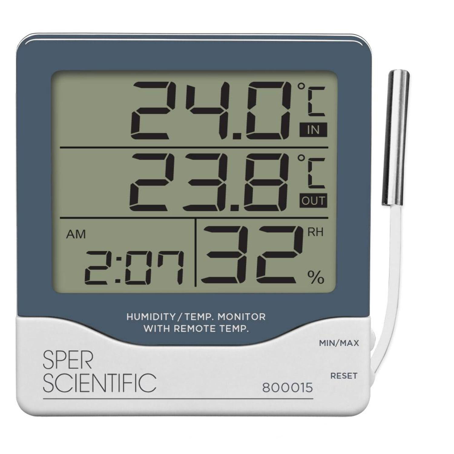 Rh Monitor Large Display RH/Temp Monitor - Walmart Business Supplies
