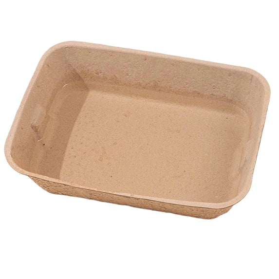 Large Disposable Cat Litter Box, 17.3 Inch Durable Portable One‑Time Use Litter Box for Cats