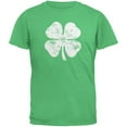 thumbnail image 1 of Large Distressed Shamrock Irish Green Adult T-Shirt - Small, 1 of 1