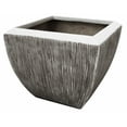 thumbnail image 1 of Large Distressed and Ribbed Flower Pot Planter, 1 of 2
