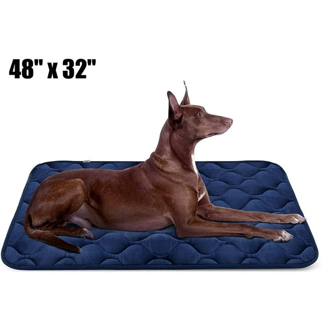 Large Dog Bed Mat Dog Crate Pad Dog Bed Pad Dinosam Washable Dog Beds for Large Dogs Mattress