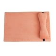 thumbnail image 1 of Large Dog Bed with Pillow Washable Plush Pet Bed Anti Anxiety Warm Dog Sleeping Mat Comfortable Pet Mats for Medium Large Dogs (Pink,L 75x50x6cm 25kg), 1 of 7
