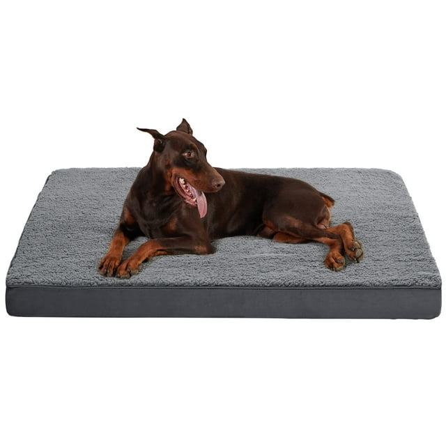 Large Dog Bed with Orthopedic Memory Foam Mattress Edition Pet Bed for