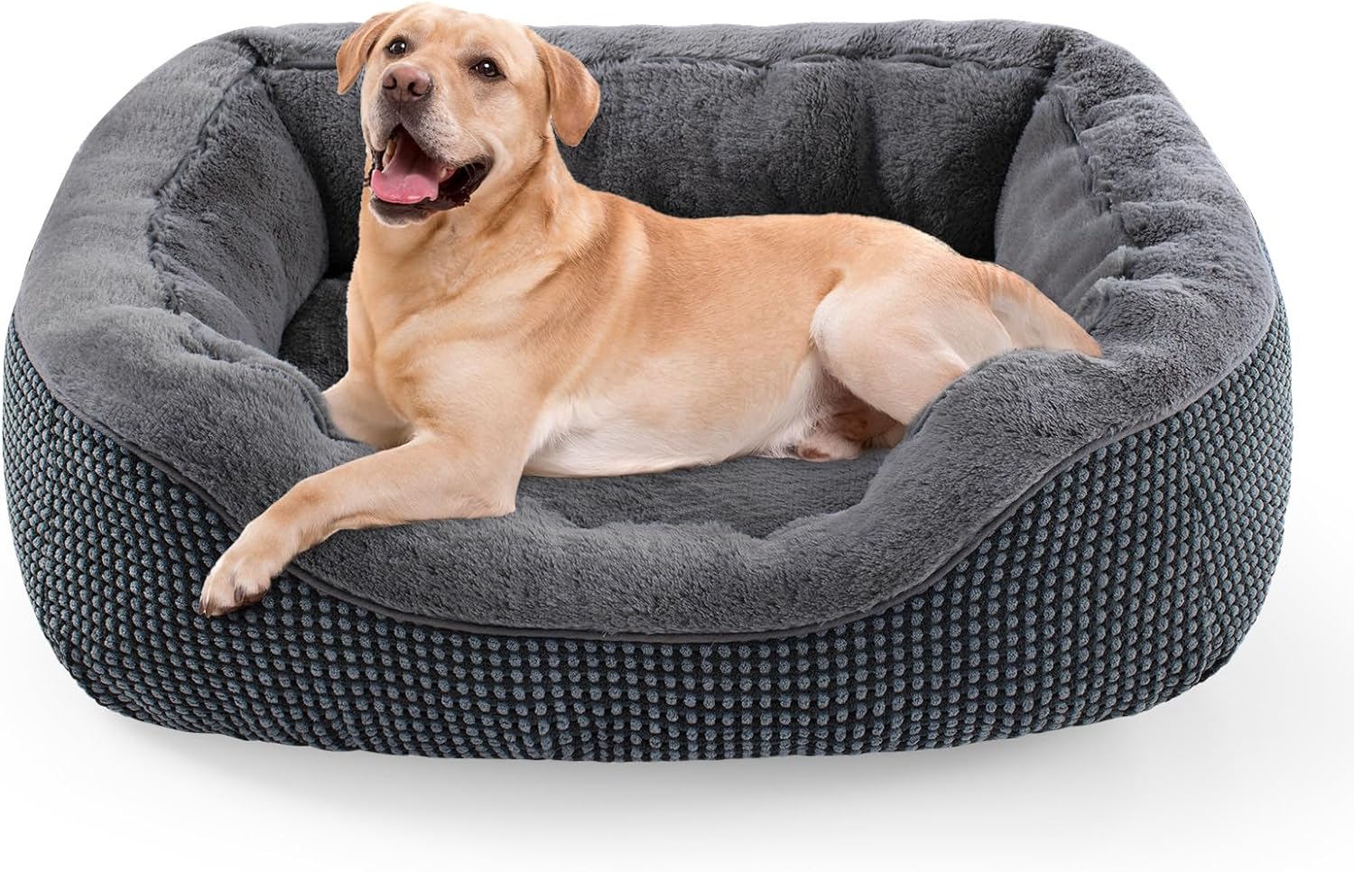 Medium Dog Beds for Medium Dogs Washable Rectangle Dog Bed Medium Size Dog Orthopedic Dog Bed Warming Soft Calming Sleeping Puppy Bed Durable Pet