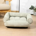 thumbnail image 1 of Large Dog Beds for Large Medium Small Dogs, Washable Dog Bed Orthopedic Rectangle Puppy Pet Bed, Durable Calming Dog Sofa Bed Soft Sleeping with Anti-Slip Bottom, 1 of 8