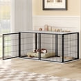 thumbnail image 1 of Large Dog Cage 48" Dog Kennel for Medium Dogs Puppy Dog Playpen with Top, Pet Cage, Indoor, Black.48"L x 26.3"W x 23.8"H., 1 of 9