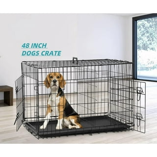 Oasis Large Dog Wood Kennel Dark Wax – Rustics for Less