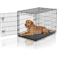 Large Dog Crate, Black, Easy to Store, Clean, and Use