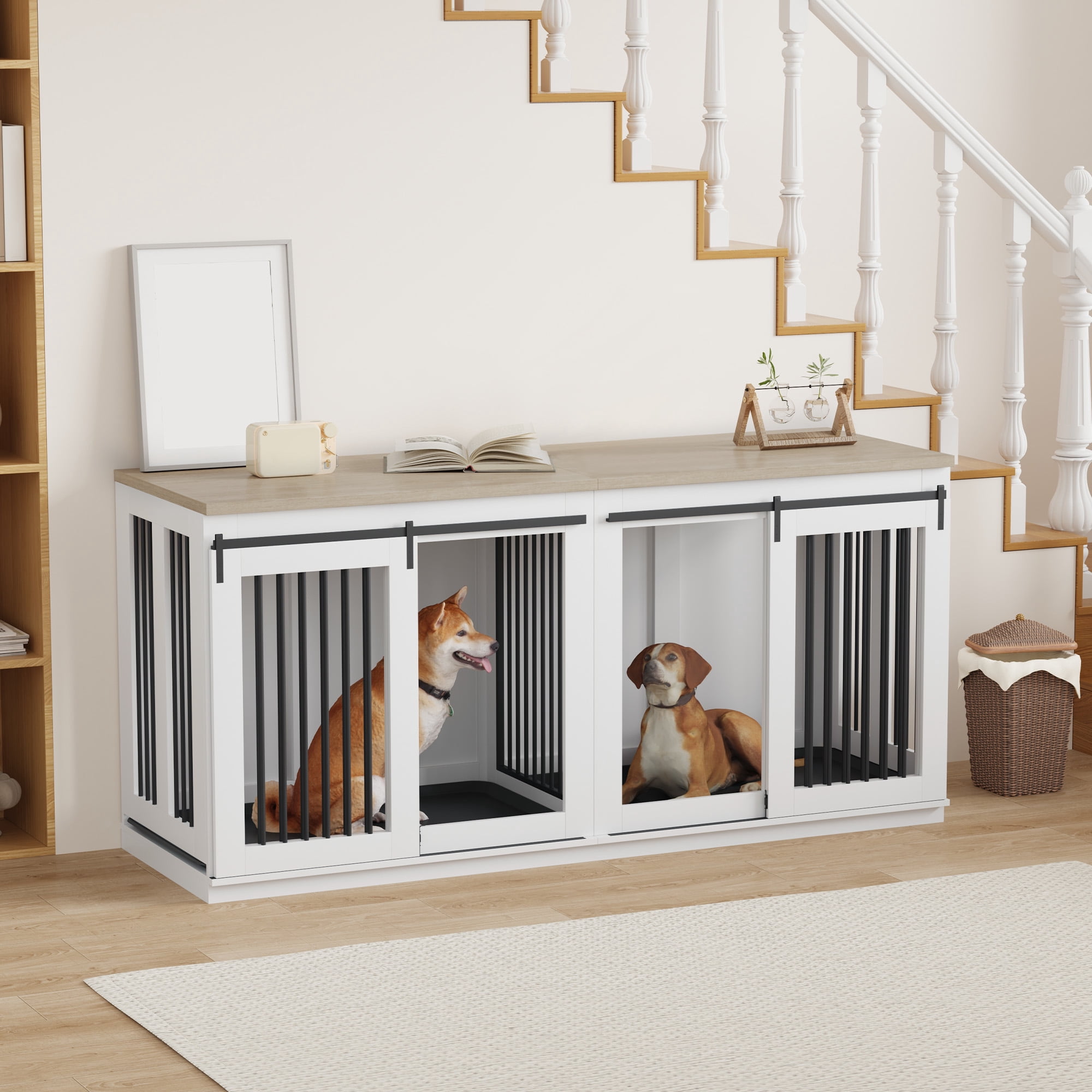 Snapshot of Divided Dog Crate Risers