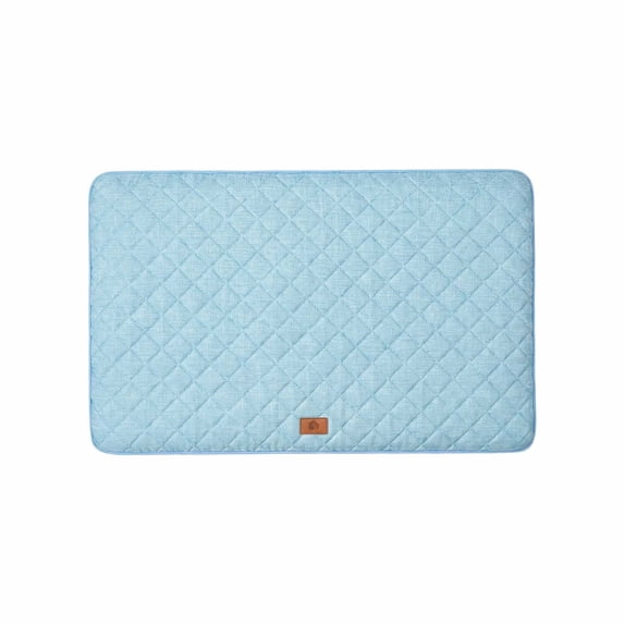 Large Dog Crate Pad Soft Washable skid Kennel Mat Thin Pet Bed Cushion For Medium Large Dogs Cozy Sleeping Pad Gray 36 X 24 Inch