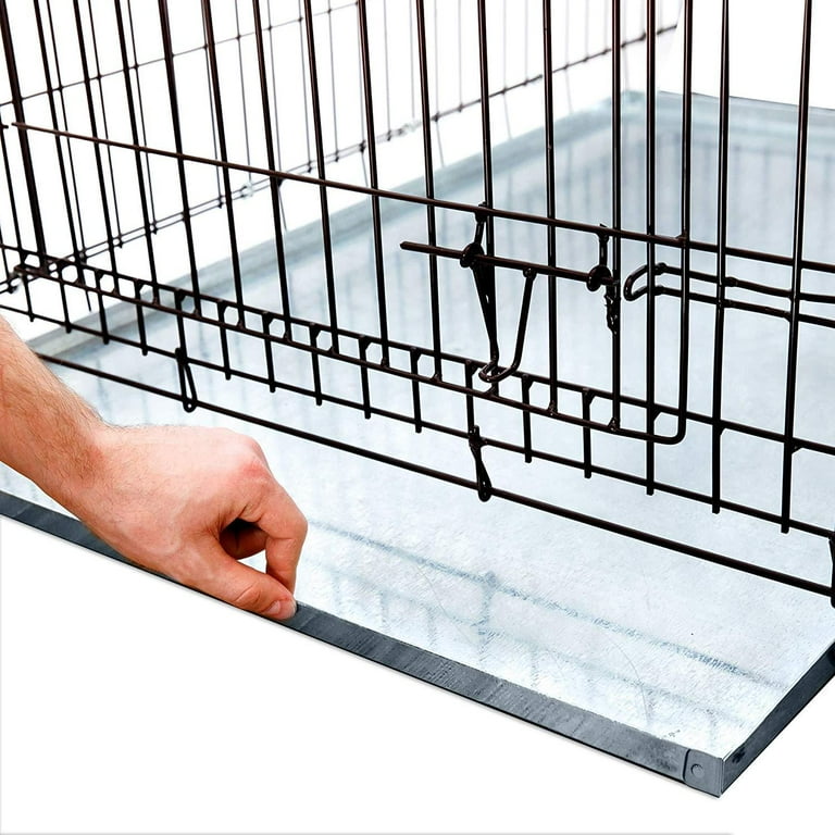 Large dog store crate tray