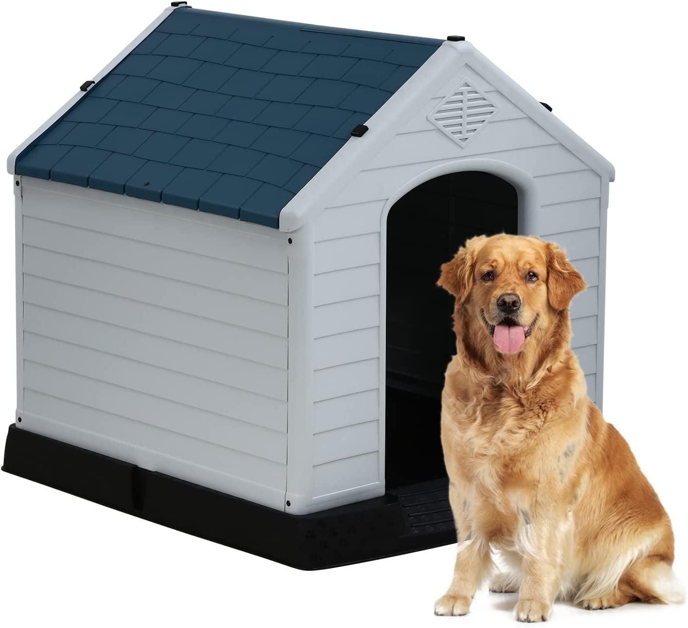Large Dog Crates 39 Inch High Plastic Dog House Kennels for Small