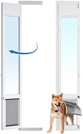Large Dog Door for Sliding Glass Door,Openable Pet Door for Sliding