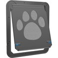 Large Dog Door for Screen Door, Easy Install Lockable Pet Screen Door