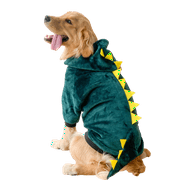 Large Dog Halloween Costume, Tiger Cosplay Costume for Dog, Cute Funny Dog Hoodie Coat, Warm Apparel Pet Winter Clothes for Medium Large Dogs Dinosaur 8XL