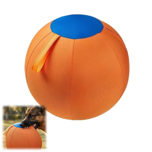 Large Dog Herding Ball Toy, 9.8in Durable Plastic Pet Play Ball, Interactive Outdoor Exercise Toy for HighEnergy & Herding Breed Dogs