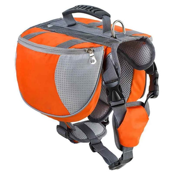 Large Dog Hiking Backpack for Outdoor Training with Adjustable Straps and Durable Pack Design