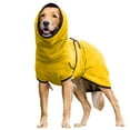 thumbnail image 1 of Large Dog Hoodie, Thick Sherpa Pullover Hoodie for Big Breeds Like Goldens, Ultra Warm and Comfortable for Cold Weather Protection. Yellow S, 1 of 2