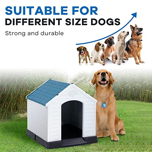 Large Dog House,Outdoor Dog Kennel,Insulated Dog House Pet Puppy