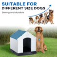 thumbnail image 1 of Large Dog House,Outdoor Dog Kennel,Insulated Dog House Pet Puppy Shelter for Small Medium Large Dogs Waterproof with Air Vents&Elevated Indoor Outdoor(39"H), 1 of 7