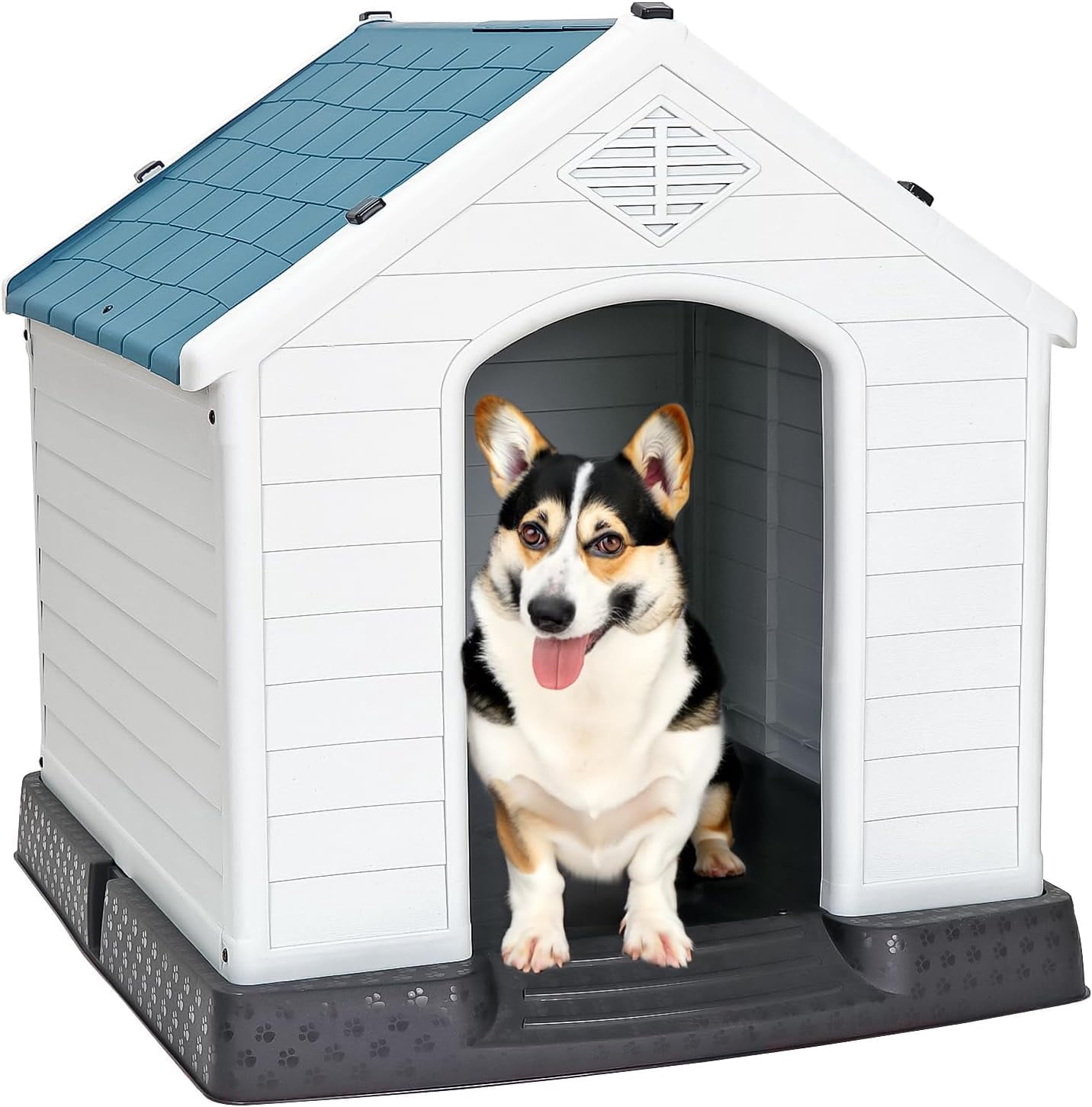 View of Large Dog House Plastic Waterproof Design, 28