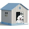 thumbnail image 1 of Large Dog House for Small, Medium & Large Dogs - Weatherproof Shelter with Elevated Floor & Air Vents, Easy to Clean & Assemble, 1 of 15